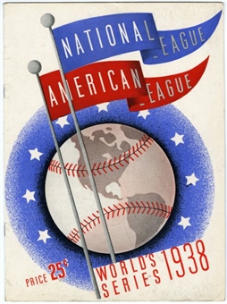 1938 World Series Program